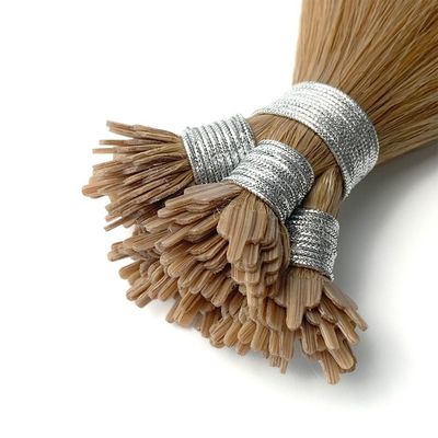 18 inch Virgin Remy dikke kant keratine fan tip haarverlenging met 0,300kg bruto gewicht
