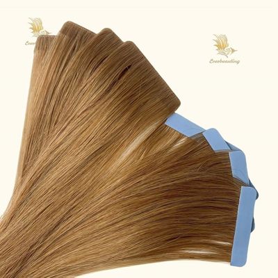 Remy Hair Super Double Drawn Cuticle Peruaanse handgebonden band in menselijke haarverlengingen