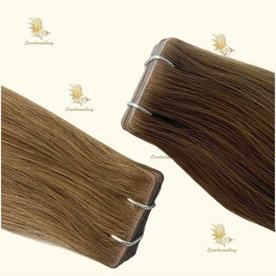 Remy Hair Super Double Drawn Cuticle Peruaanse handgebonden band in menselijke haarverlengingen
