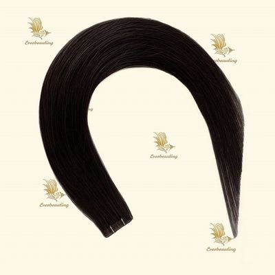 Amerikaanse op maat gemaakte Russische dubbel getrokken nagelhuid Aligned Hair Invisible Injection PU Tape Weft