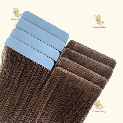 Amerikaanse op maat gemaakte Russische dubbel getrokken nagelhuid Aligned Hair Invisible Injection PU Tape Weft