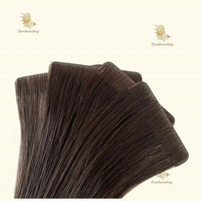 Amerikaanse op maat gemaakte Russische dubbel getrokken nagelhuid Aligned Hair Invisible Injection PU Tape Weft