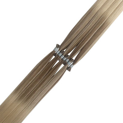Haarextensies 18 inch Italiaanse keratine Bond I Tip Mensenhaar Dubbel getrokken Remy haar