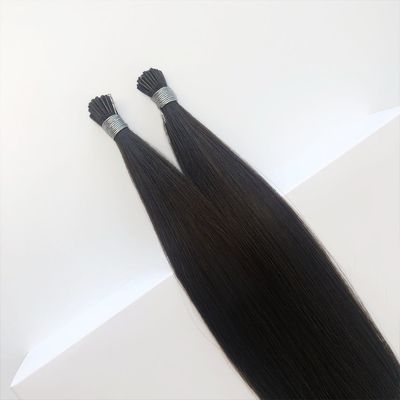 Haarextensies 18 inch Italiaanse keratine Bond I Tip Mensenhaar Dubbel getrokken Remy haar