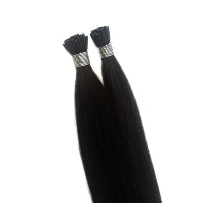 Haarextensies 18 inch Italiaanse keratine Bond I Tip Mensenhaar Dubbel getrokken Remy haar