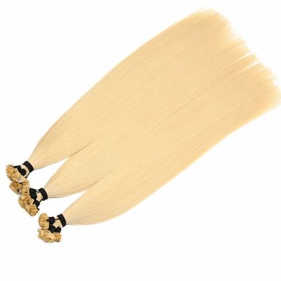 Straight Style Lichte kleur 1g/streng Flat tip Keratine haarverlengingen voor menselijk haar