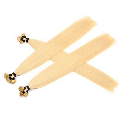 Straight Style Lichte kleur 1g/streng Flat tip Keratine haarverlengingen voor menselijk haar