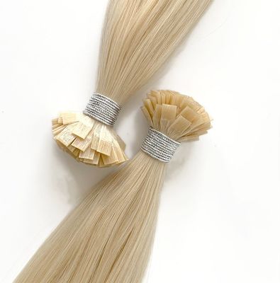 18 inch Flat-Tip Hair Extension Remy Virgin Hair Dubbel getrokken met pre-bonded stijl
