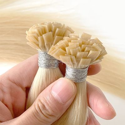 18 inch Flat-Tip Hair Extension Remy Virgin Hair Dubbel getrokken met pre-bonded stijl