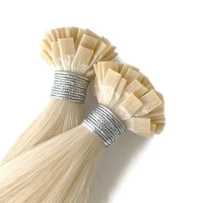 18 inch Flat-Tip Hair Extension Remy Virgin Hair Dubbel getrokken met pre-bonded stijl