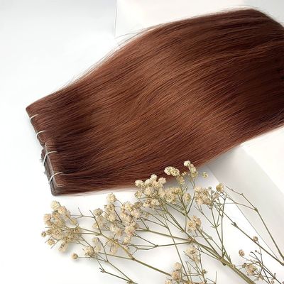 Remy Hair Cambodjaanse haarverkoper Donkere kleur bot recht haar Invisi band in extensies
