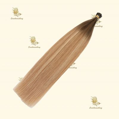 Ring-X Pre-Bonded Muti-Color Russisch menselijk haar Micro Ring I Tip Haarverlengingen Duurzaam
