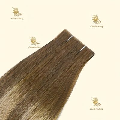 Mensenhaar Invisi Tape Haarverlengstukken Dubbel getekend in hoekkleuren uit Rusland