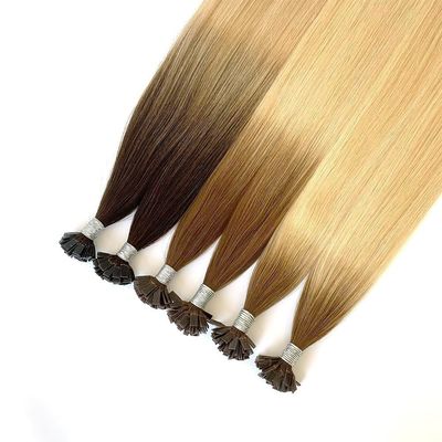 Cuticule Aligned Remy Hair Italië Keratine U/V/I/Flat Tip Haarverlenging Geen haaltje