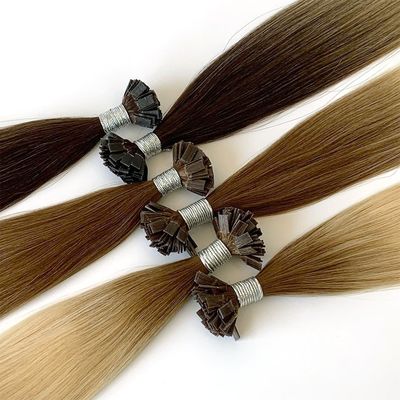 Cuticule Aligned Remy Hair Italië Keratine U/V/I/Flat Tip Haarverlenging Geen haaltje