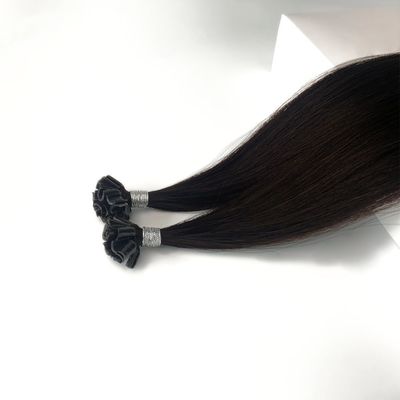 Dubbel getrokken menselijk haarverlengstukken Muti-kleur Braziliaans haar Voorgebonden keratine haar