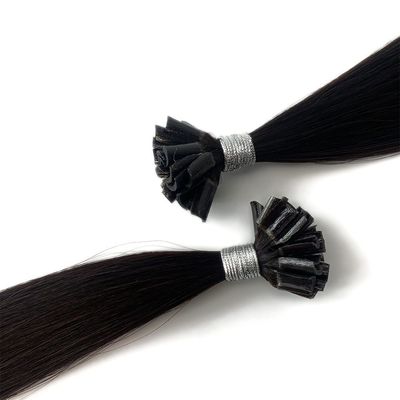Dubbel getrokken menselijk haarverlengstukken Muti-kleur Braziliaans haar Voorgebonden keratine haar