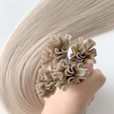 1 g/streng Vrouwelijke kuutiel Aligned Remy Hair Extension Italië Keratine U Tip Geen verwerping