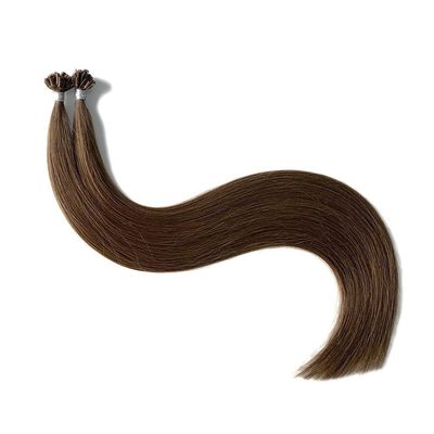 10 kleuren natuurlijke rechte gemakkelijke remy menselijke haarverlengingen geen verwarring Italiaanse kralen tip