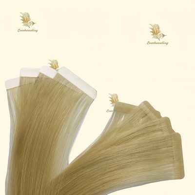 Dubbel getrokken Remy haar band-240403 Russische naadloze Slim Tape haar extensies voor look