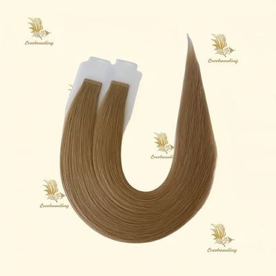 Dubbel getrokken Remy haar band-240403 Russische naadloze Slim Tape haar extensies voor look