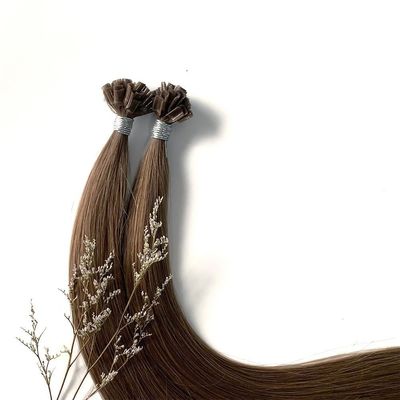 Geen verwerping en dubbel getrokken Remy haar Keratine U tip haarverlenging voor kleurbaar haar