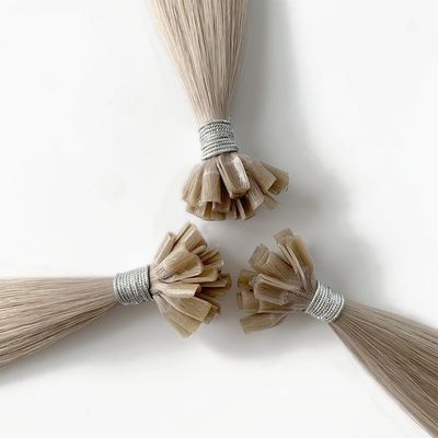50cm*8cm*3cm Pakketgrootte Virgin Glinsterend Natuurlijk U-Tip Keratine Haarverlengstuk voor Kunst