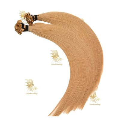 Straight Style Flat Tip Hair Extensions 100% Luxe Virgin Dubbelgetrokken Keratine Mensenhaar