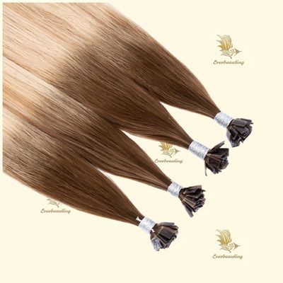 12A Topkwaliteit Dubbel getrokken Russisch menselijk remy haar Flat-tip keratine intact verlengstuk