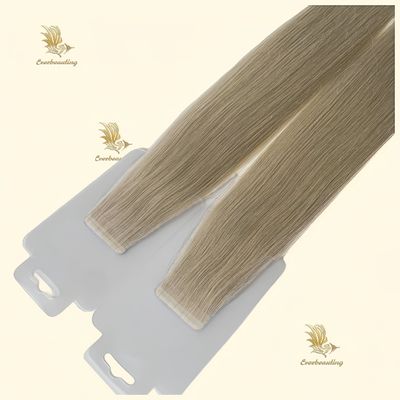 Rechte Ash Blonde Braziliaanse Mensenhaar Tape Ins Haar Extensies 3 Maand Tape Leven