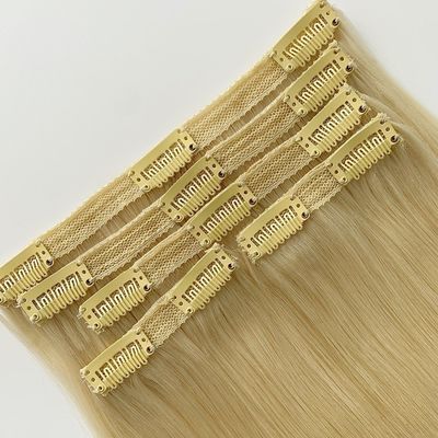 Clip in Russian Hair Extensions Rechte textuur en voorgebonden stijl gegarandeerd