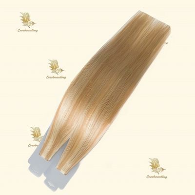 14-28 inch Russische Raw Virgin Remy Tape in Human Hair Extensions voor gemakkelijke toepassing