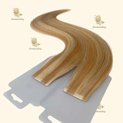 14-28 inch Russische Raw Virgin Remy Tape in Human Hair Extensions voor gemakkelijke toepassing