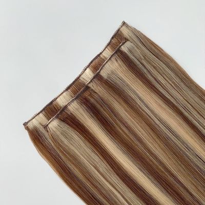100g/pc 20 inch hoogste graad 13A dubbel getrokken clip in haarverlenging voor blanke vrouwen