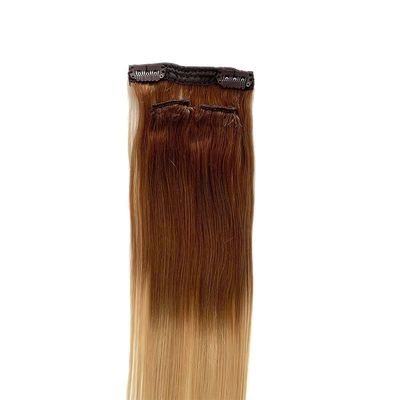 100% Russisch menselijk Remy haar clip Ins Bodywave textuur bij Virgin Human Hair Extension
