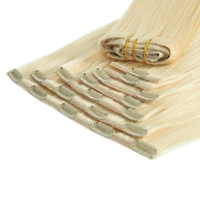 Russische Maagdelijke Haarclip in Human Hair Extensions Pre-Bonded Style Clips 100 g/stk