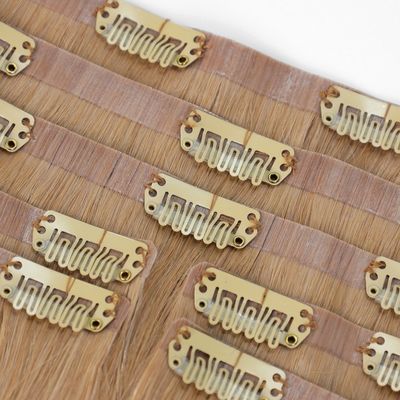 Virgin Remy Invisible PU Skin naadloze clip in haarverlenging voor aangepaste aanvragen