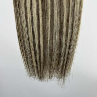 Qingdao aangepast verzoek 100% Remy Chinese menselijk haar naadloze PU clip in haar