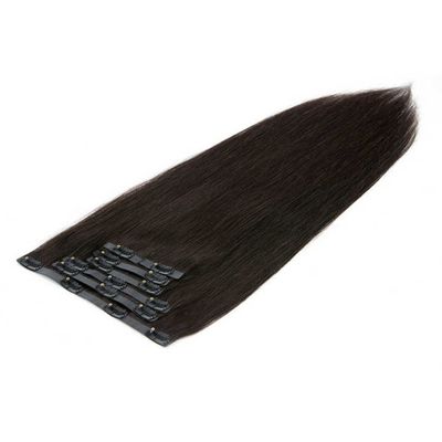 Mensenhaar Echt Europees Clip in Hair Extensions Dubbelgetrokken Remy Haar gekleurd