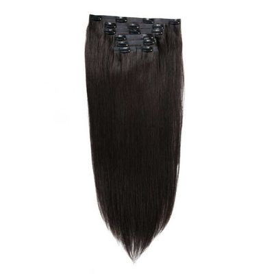 Mensenhaar Echt Europees Clip in Hair Extensions Dubbelgetrokken Remy Haar gekleurd