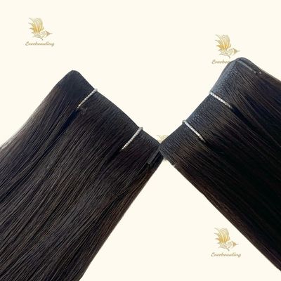 Kleurbare dubbel getrokken onzichtbare injectieband in band haarverlenging voor bodywave haar