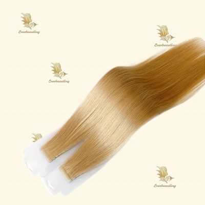 Straight Tape in Hair Extension Ombre Balayage Color Invisible OEM voor Straight Style