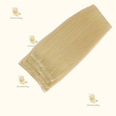 Remy Human Hair Clip Ins Double Drawn Clip op haarverlengingen Pre-Bonded Style Clips