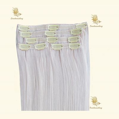 Pre-bonded stijl clips Clip Ins haar dubbel getrokken 100% maagdelijk menselijk haar extensies