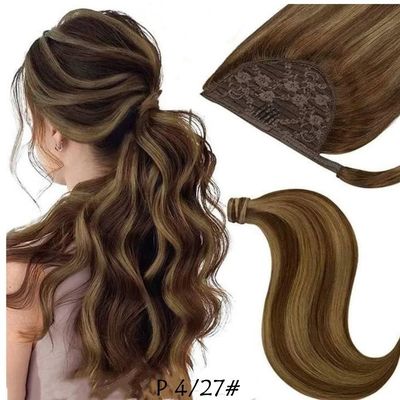 Cuticle Aligned Hair Extensions Muti-Color Raw Virgin Human Hair Groothandel Paardenstaart