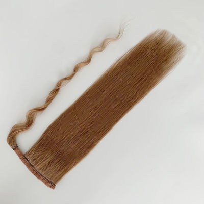 Raw Human Hair Ponytail Extensions Verfbaar 50,00cm * 8,00cm * 3,00cm Pakketgrootte