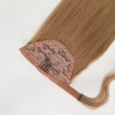 Raw Human Hair Ponytail Extensions Verfbaar 50,00cm * 8,00cm * 3,00cm Pakketgrootte