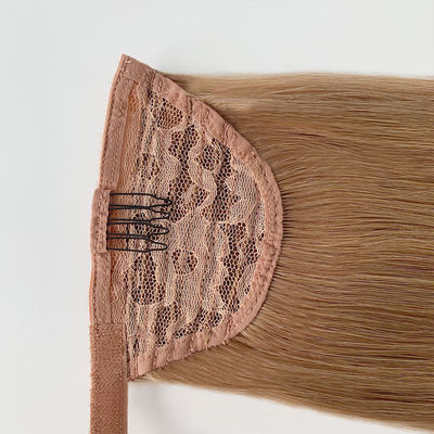 Raw Human Hair Ponytail Extensions Verfbaar 50,00cm * 8,00cm * 3,00cm Pakketgrootte