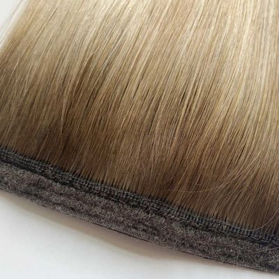 Mensenhaar clip in paardenstaart extensies zonder verwerping lange rechte wrap rond