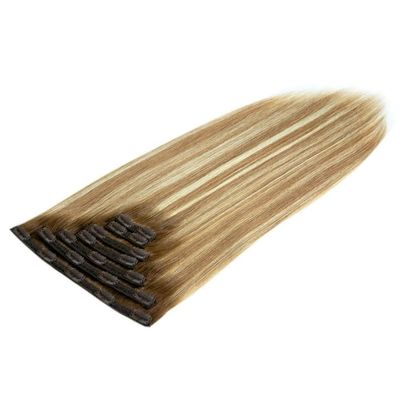 16-24 inch 150g Clip in Human Hair Extensions Double Weft Verschillende lengte opties